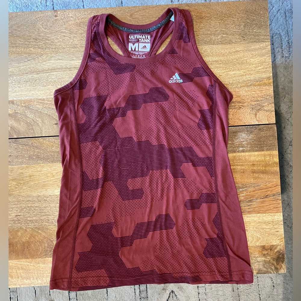Adidas Ultimate Tank Women’s Medium Burgundy
